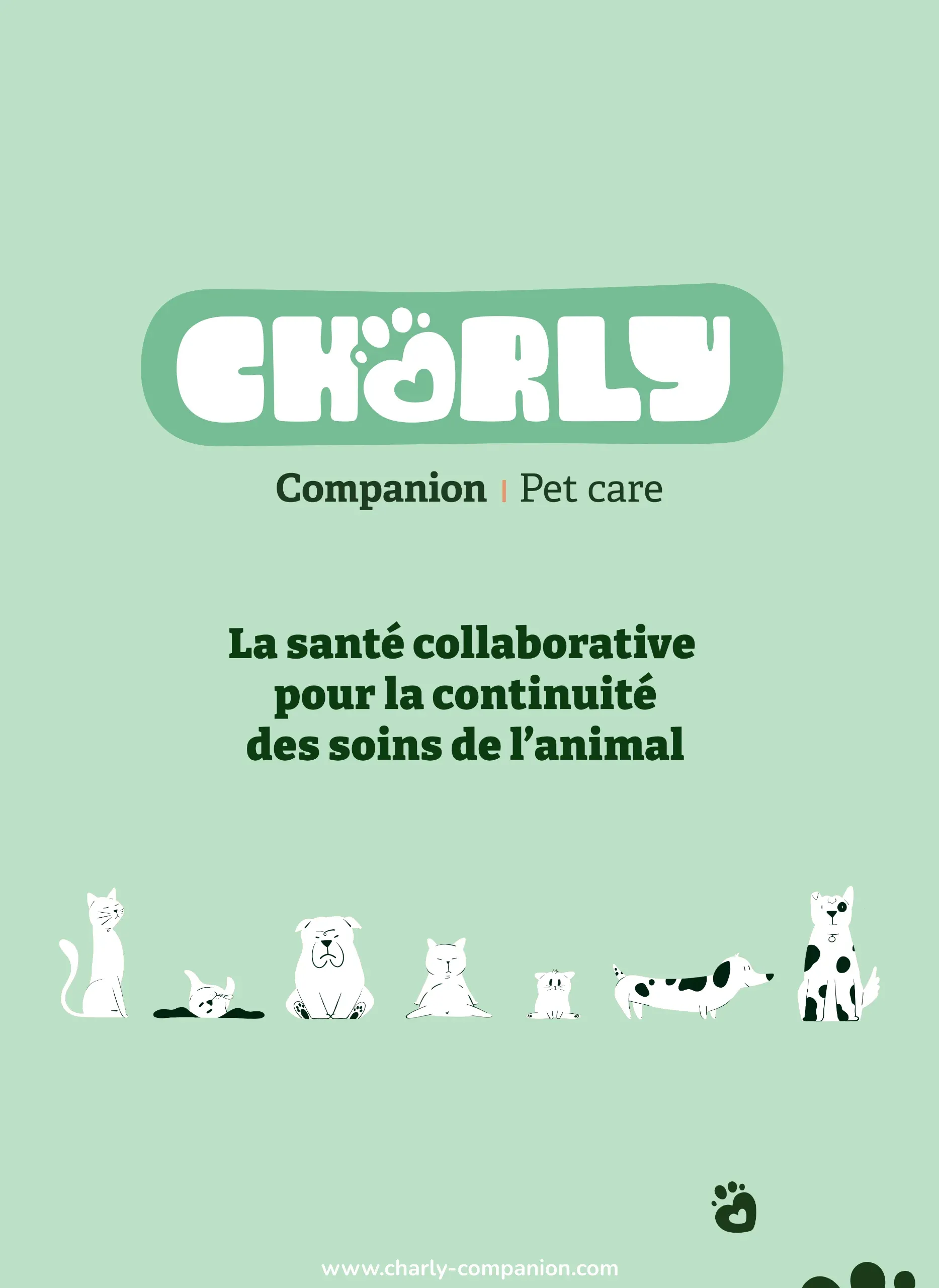 screens from the Charly Companion app