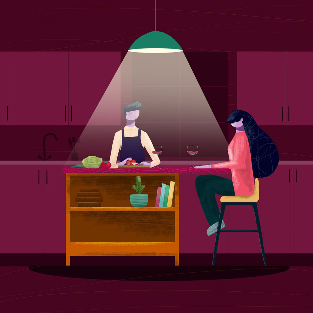 Illustration cuisine Yunta Génèse par New Tells Studio