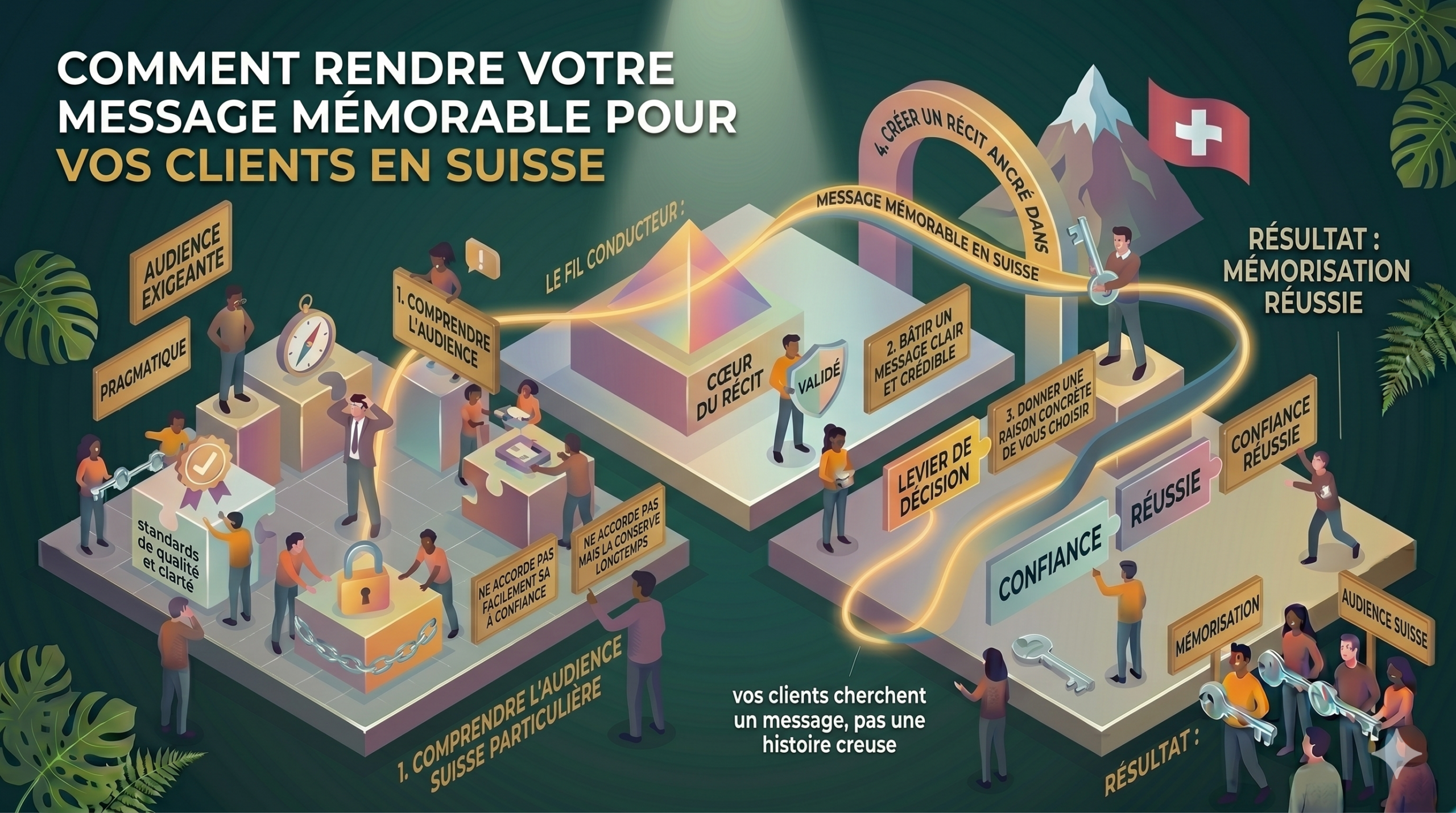 Comment rendre votre message mémorable pour vos clients en Suisse