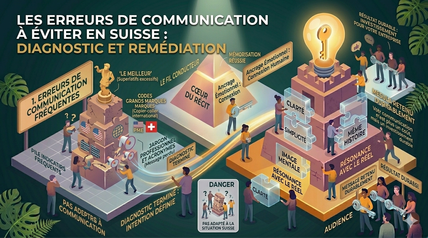 Une communication en Suisse qui reste en tête