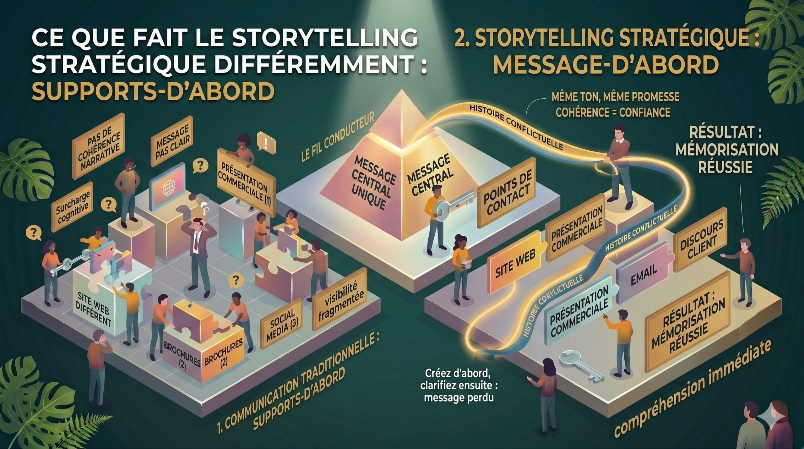 Les différences concrètes sur votre stratégie de communication