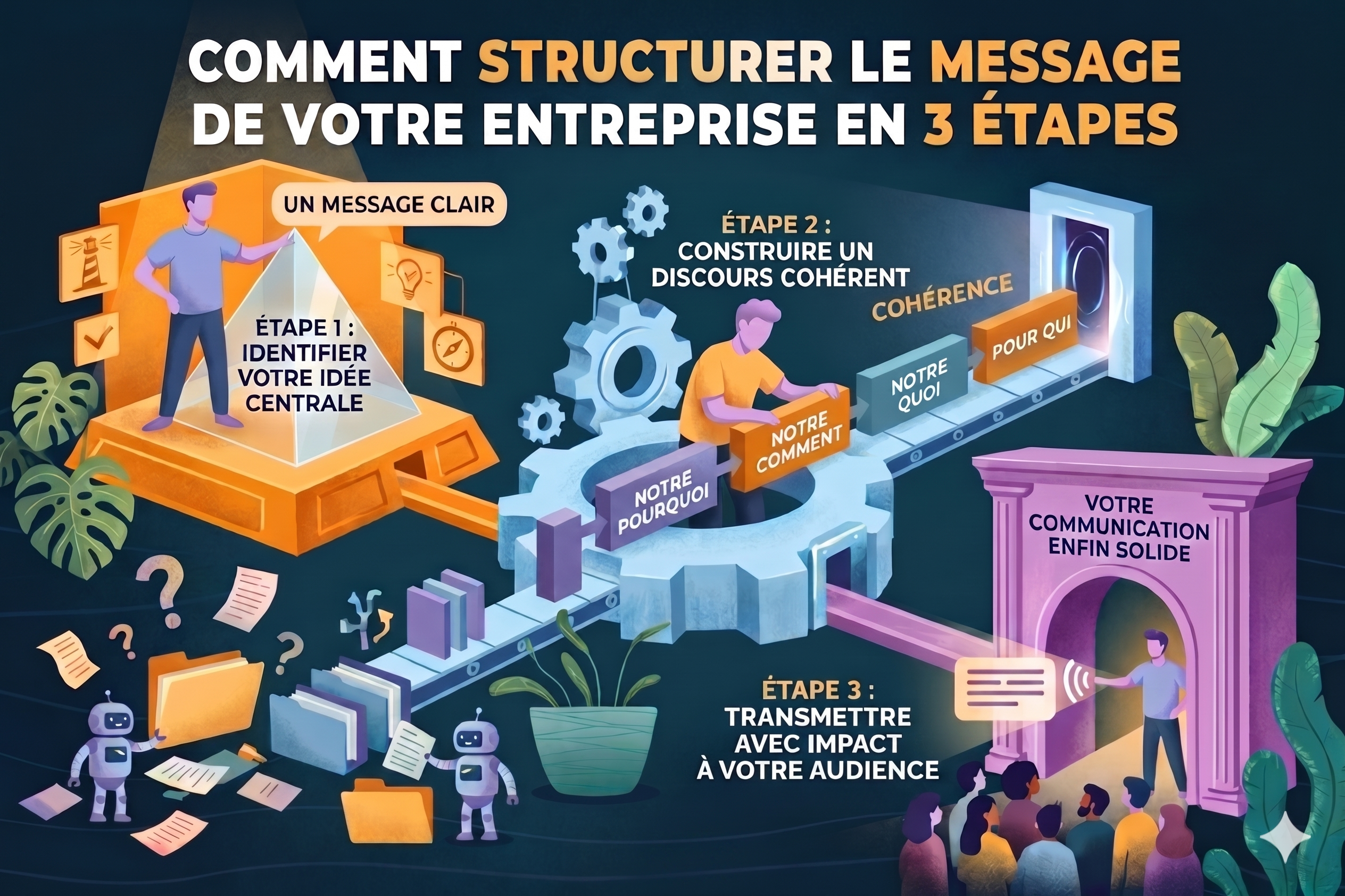 Comment structurer le message de votre entreprise