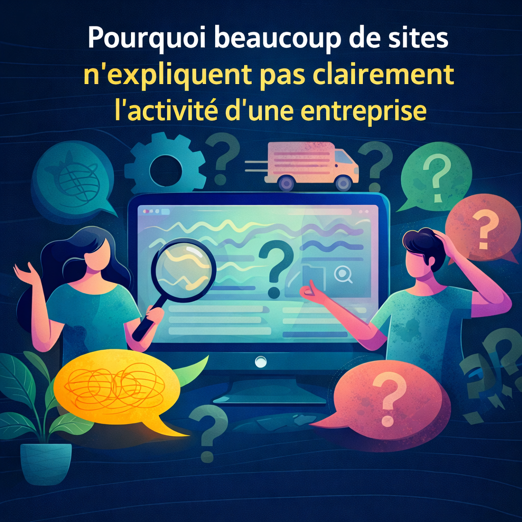 Pour quoi beaucoup de sites n'expliquent pas clairement l'activité d'une entreprise ?