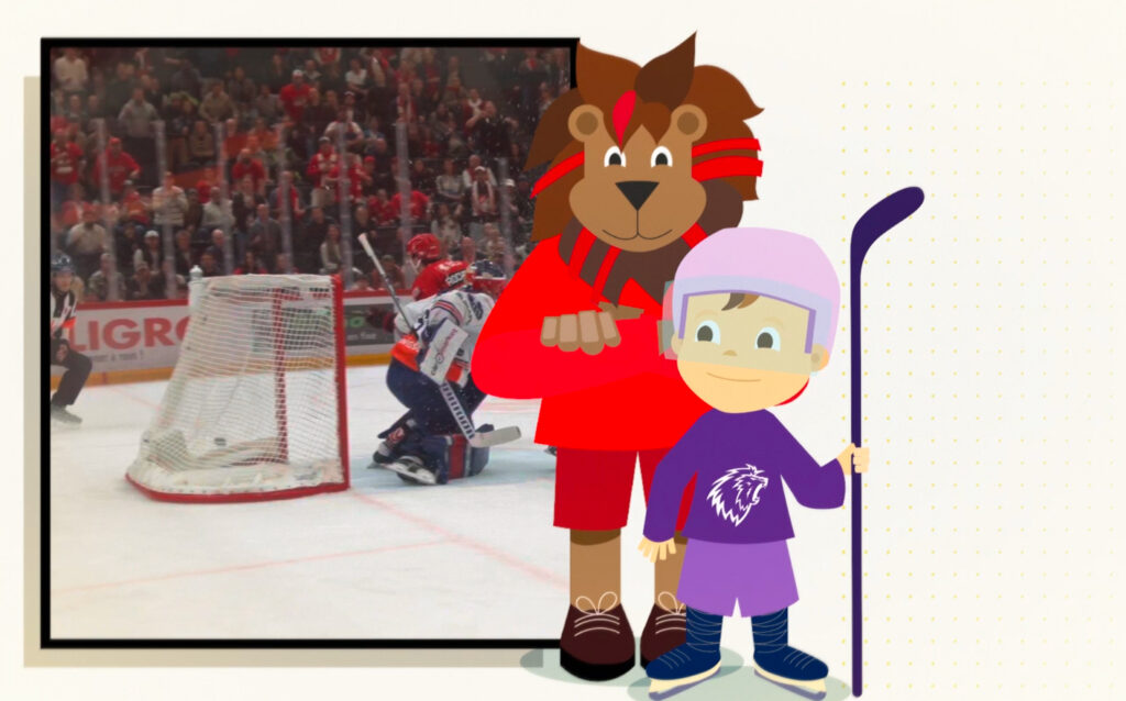 Motion design pour la fondation LHC par New Tells Studio