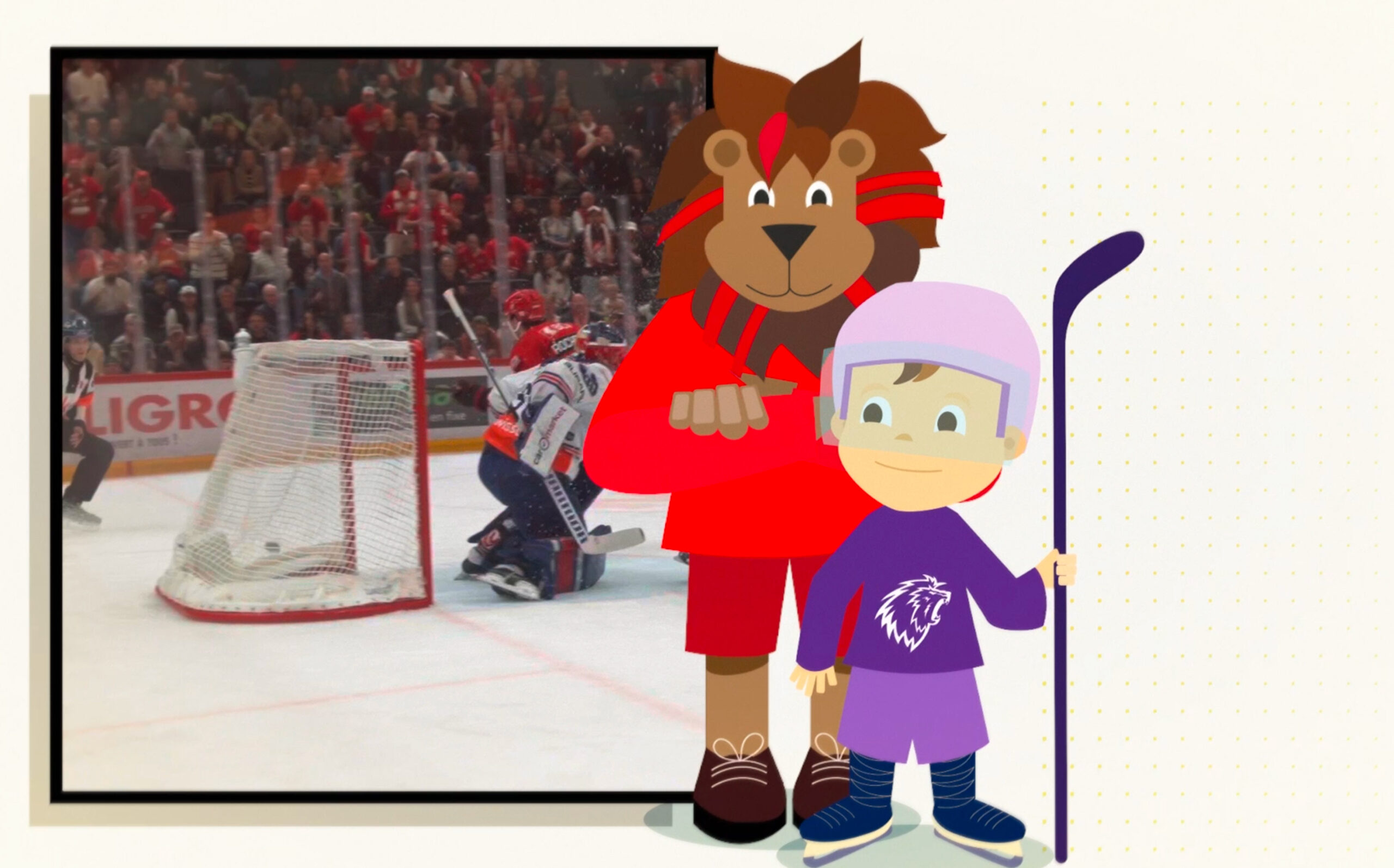 Motion design pour la fondation LHC par New Tells Studio